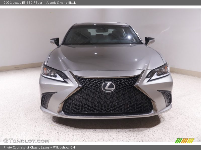 Atomic Silver / Black 2021 Lexus ES 350 F Sport