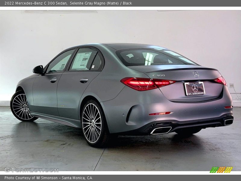 Selenite Gray Magno (Matte) / Black 2022 Mercedes-Benz C 300 Sedan