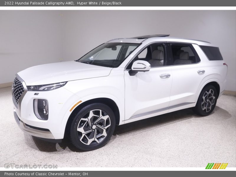 Hyper White / Beige/Black 2022 Hyundai Palisade Calligraphy AWD