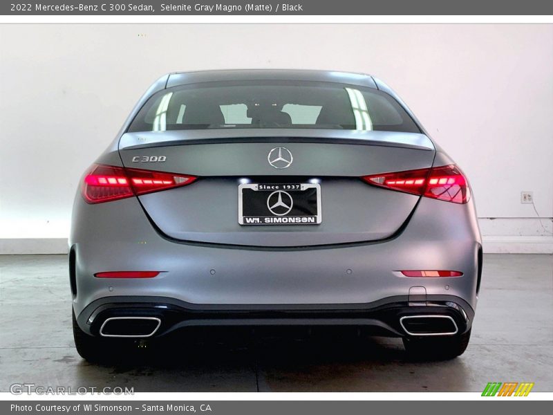 Selenite Gray Magno (Matte) / Black 2022 Mercedes-Benz C 300 Sedan