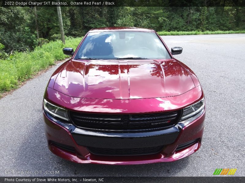 Octane Red Pearl / Black 2022 Dodge Charger SXT Blacktop