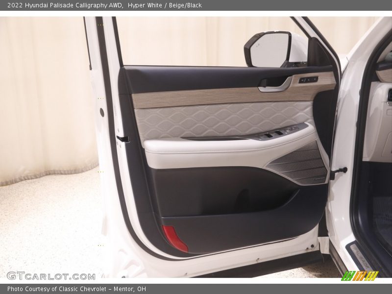Hyper White / Beige/Black 2022 Hyundai Palisade Calligraphy AWD