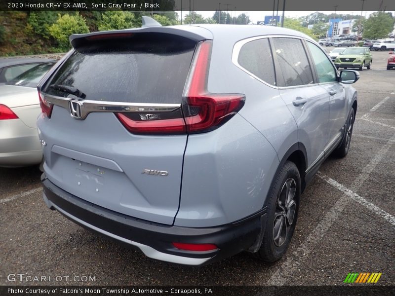 Sonic Gray Pearl / Black 2020 Honda CR-V EX AWD