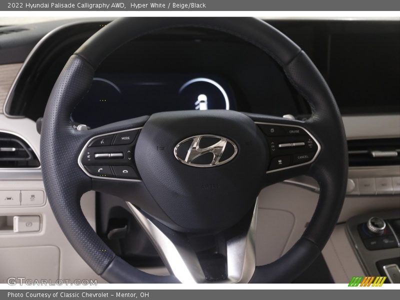 Hyper White / Beige/Black 2022 Hyundai Palisade Calligraphy AWD