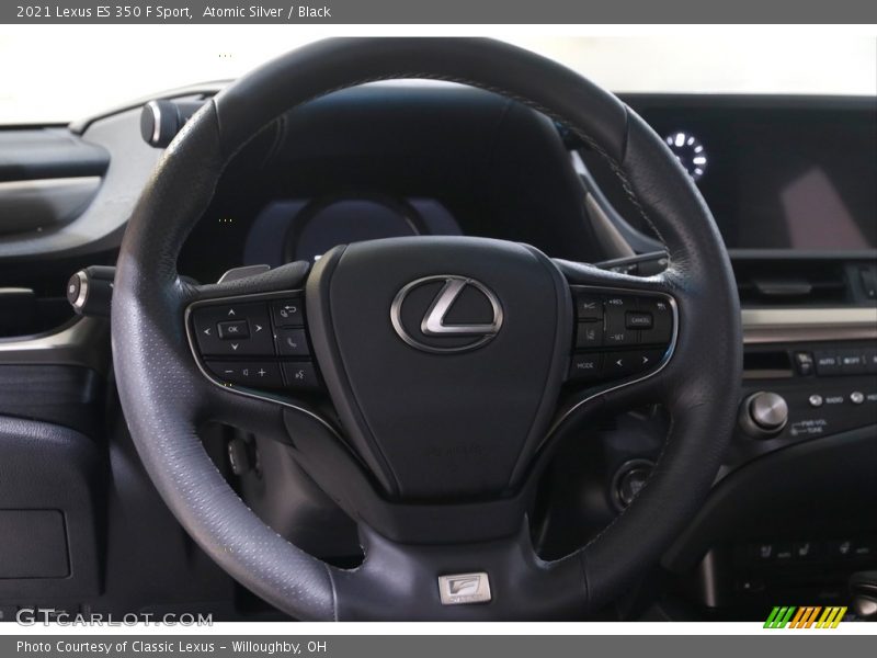 Atomic Silver / Black 2021 Lexus ES 350 F Sport