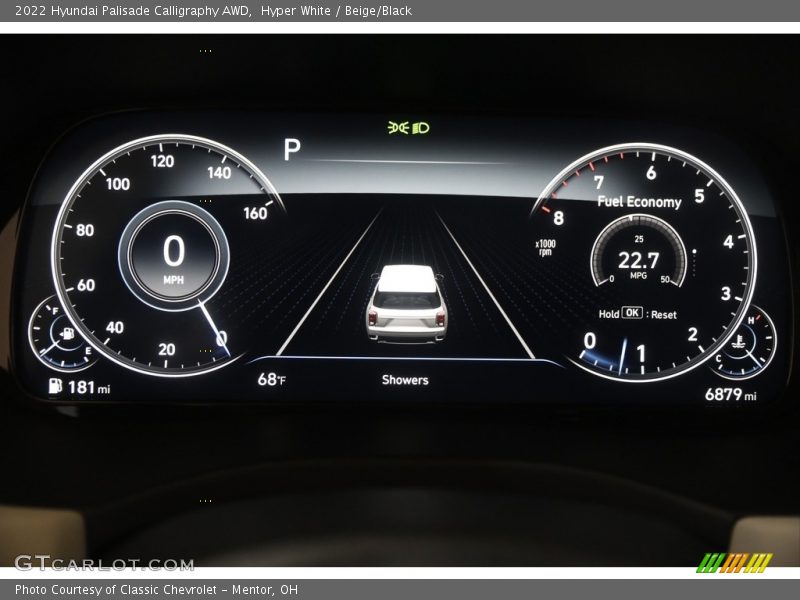 Hyper White / Beige/Black 2022 Hyundai Palisade Calligraphy AWD