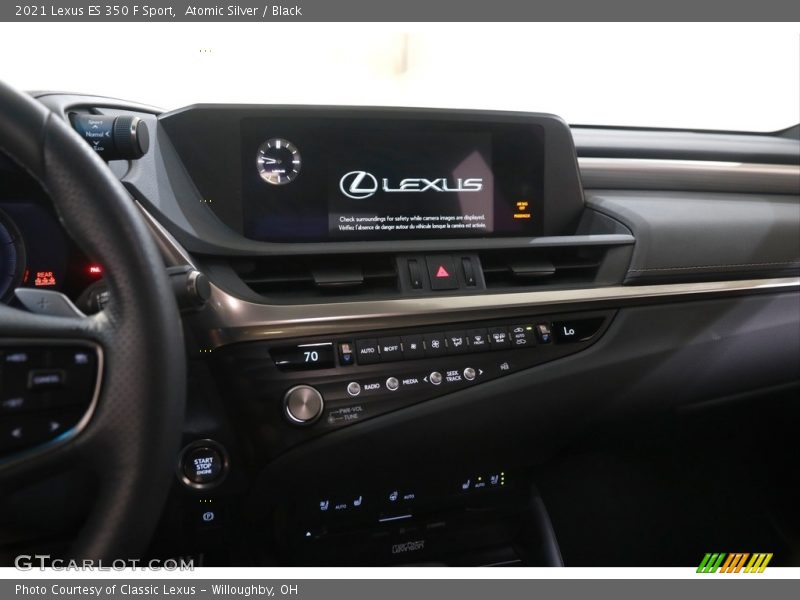 Atomic Silver / Black 2021 Lexus ES 350 F Sport