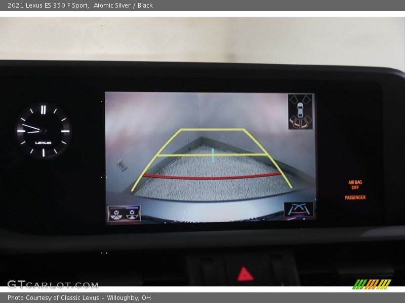 Atomic Silver / Black 2021 Lexus ES 350 F Sport