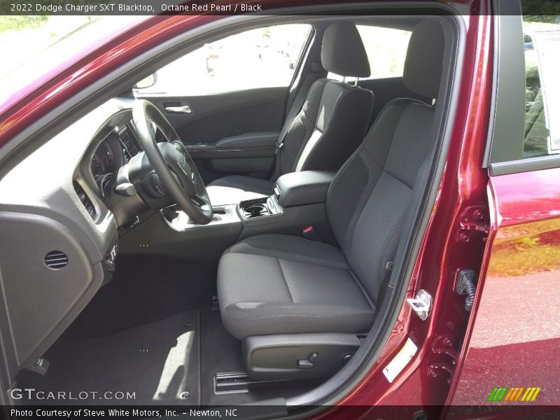 Octane Red Pearl / Black 2022 Dodge Charger SXT Blacktop