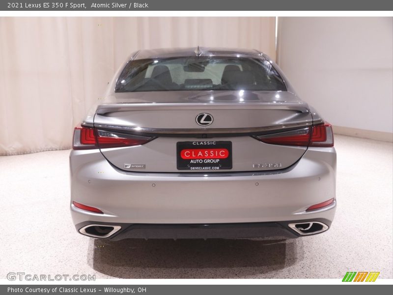 Atomic Silver / Black 2021 Lexus ES 350 F Sport