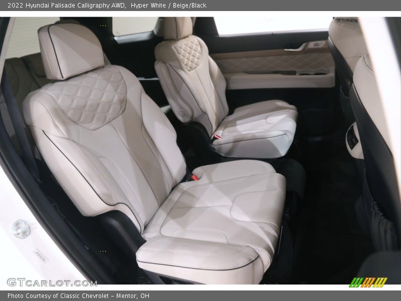 Hyper White / Beige/Black 2022 Hyundai Palisade Calligraphy AWD