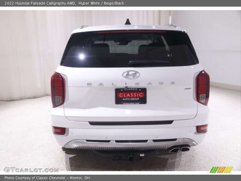 Hyper White / Beige/Black 2022 Hyundai Palisade Calligraphy AWD