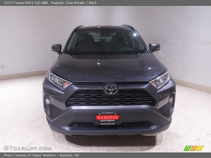 Magnetic Gray Metallic / Black 2020 Toyota RAV4 XLE AWD