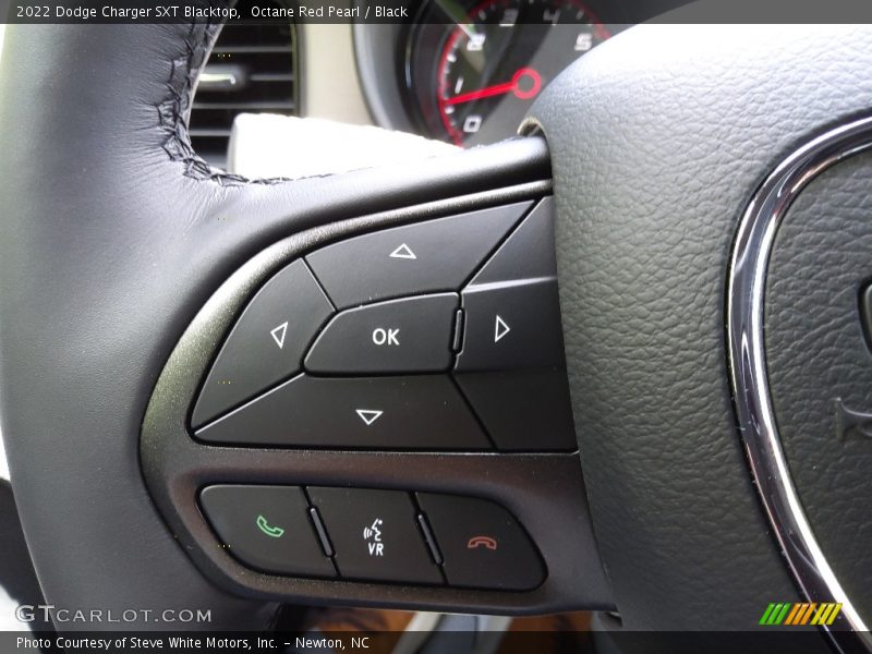 Octane Red Pearl / Black 2022 Dodge Charger SXT Blacktop