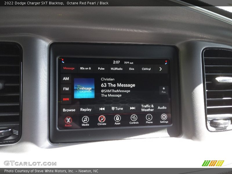 Octane Red Pearl / Black 2022 Dodge Charger SXT Blacktop