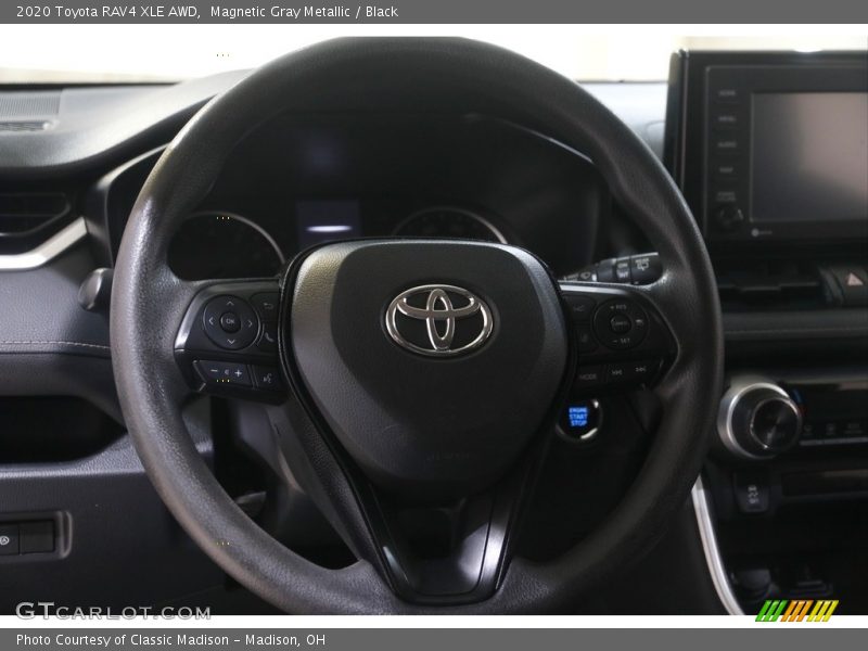 Magnetic Gray Metallic / Black 2020 Toyota RAV4 XLE AWD