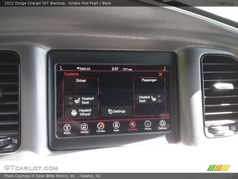 Octane Red Pearl / Black 2022 Dodge Charger SXT Blacktop