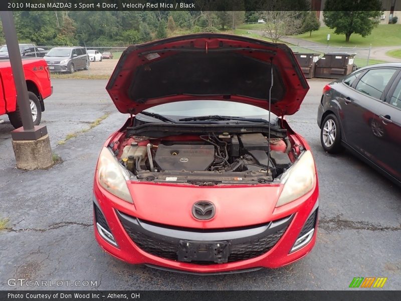 Velocity Red Mica / Black 2010 Mazda MAZDA3 s Sport 4 Door