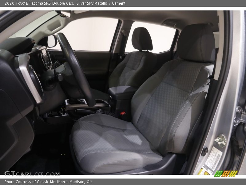 Silver Sky Metallic / Cement 2020 Toyota Tacoma SR5 Double Cab
