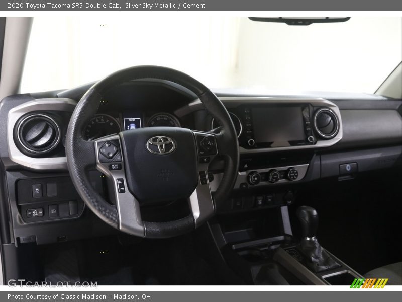 Silver Sky Metallic / Cement 2020 Toyota Tacoma SR5 Double Cab