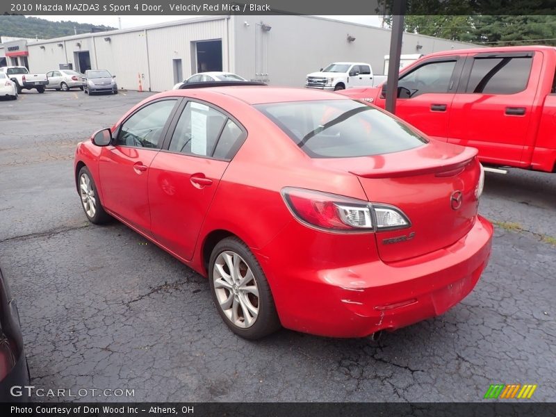 Velocity Red Mica / Black 2010 Mazda MAZDA3 s Sport 4 Door