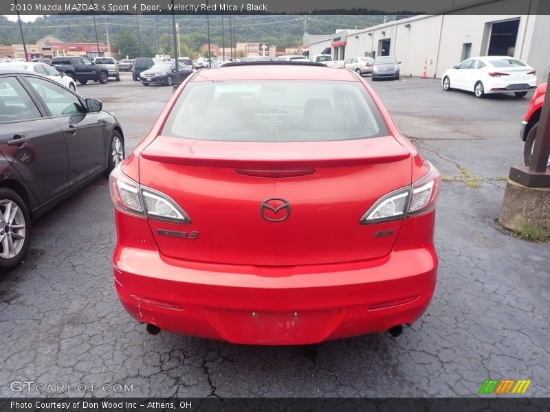 Velocity Red Mica / Black 2010 Mazda MAZDA3 s Sport 4 Door