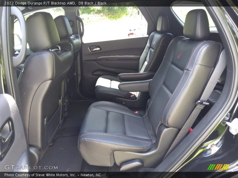 Rear Seat of 2022 Durango R/T Blacktop AWD