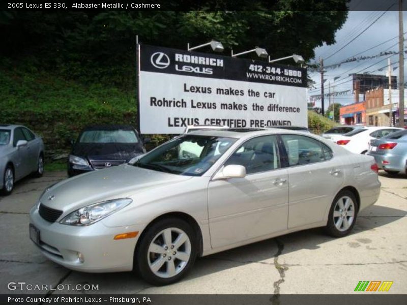 Alabaster Metallic / Cashmere 2005 Lexus ES 330