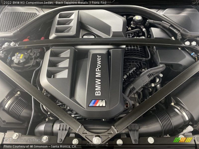  2022 M3 Competition Sedan Engine - 3.0 Liter M TwinPower Turbocharged DOHC 24-Valve Inline 6 Cylinder