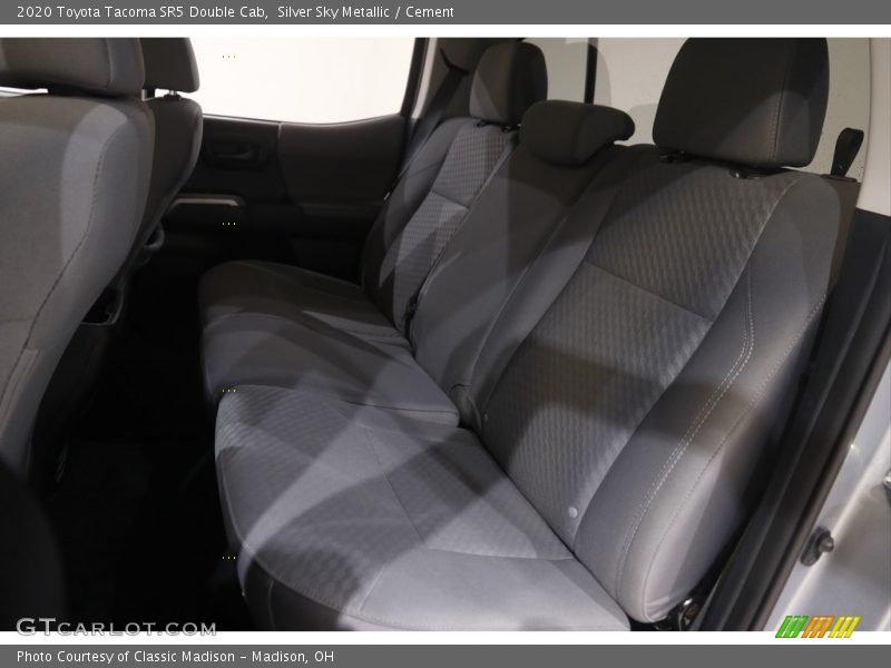 Silver Sky Metallic / Cement 2020 Toyota Tacoma SR5 Double Cab