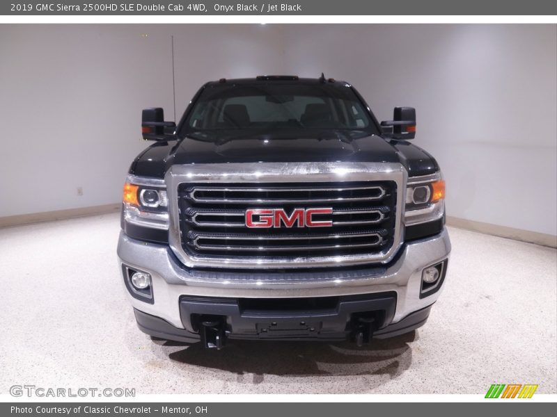 Onyx Black / Jet Black 2019 GMC Sierra 2500HD SLE Double Cab 4WD