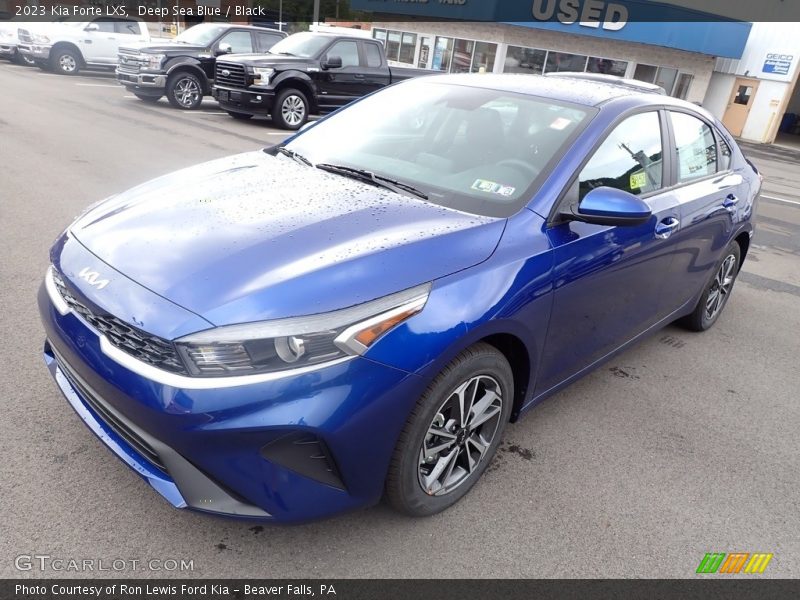 Deep Sea Blue / Black 2023 Kia Forte LXS