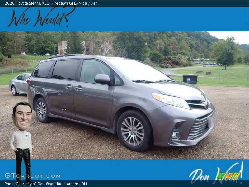 Predawn Gray Mica / Ash 2020 Toyota Sienna XLE