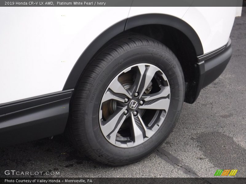 Platinum White Pearl / Ivory 2019 Honda CR-V LX AWD