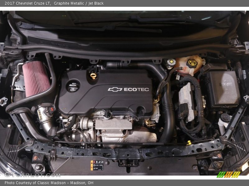  2017 Cruze LT Engine - 1.4 Liter Turbocharged DOHC 16-Valve CVVT 4 Cylinder