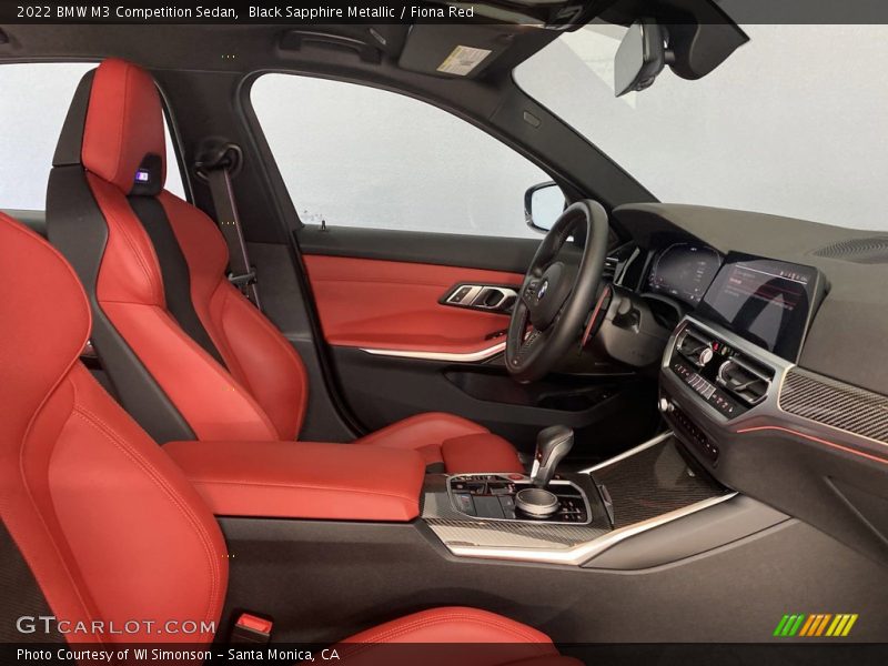 Front Seat of 2022 M3 Competition Sedan