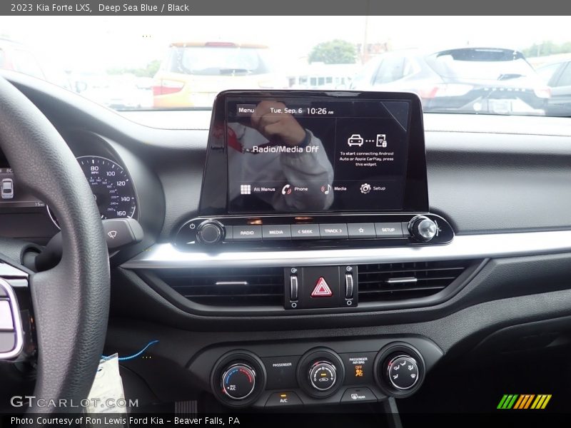 Deep Sea Blue / Black 2023 Kia Forte LXS