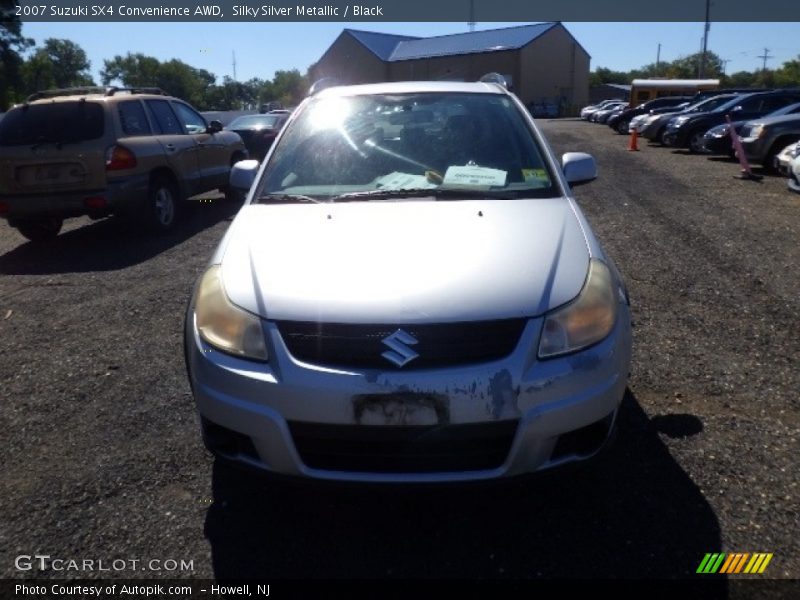 Silky Silver Metallic / Black 2007 Suzuki SX4 Convenience AWD