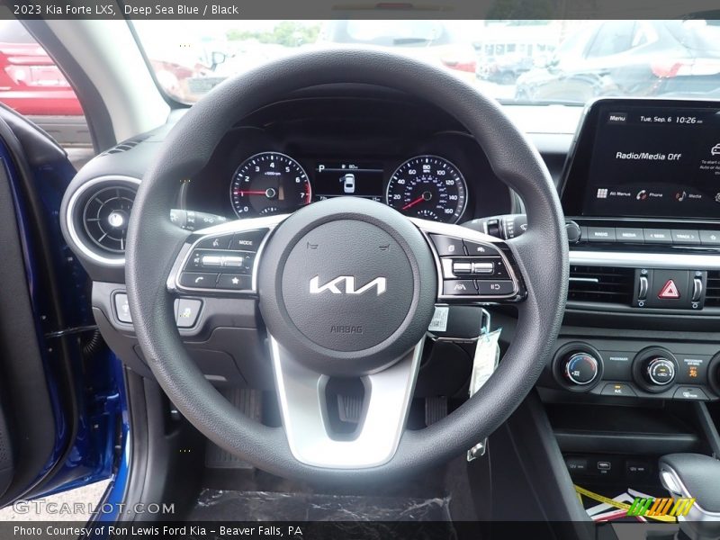 Deep Sea Blue / Black 2023 Kia Forte LXS