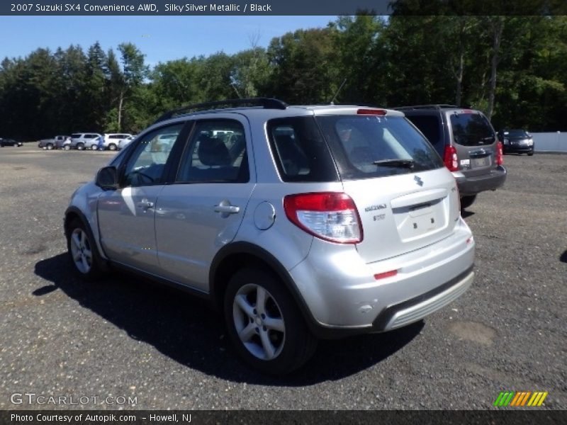 Silky Silver Metallic / Black 2007 Suzuki SX4 Convenience AWD