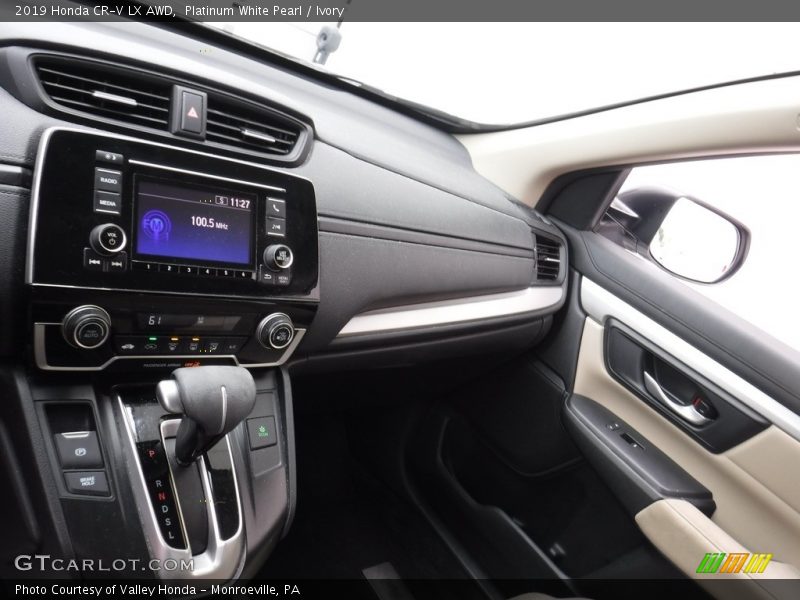 Platinum White Pearl / Ivory 2019 Honda CR-V LX AWD