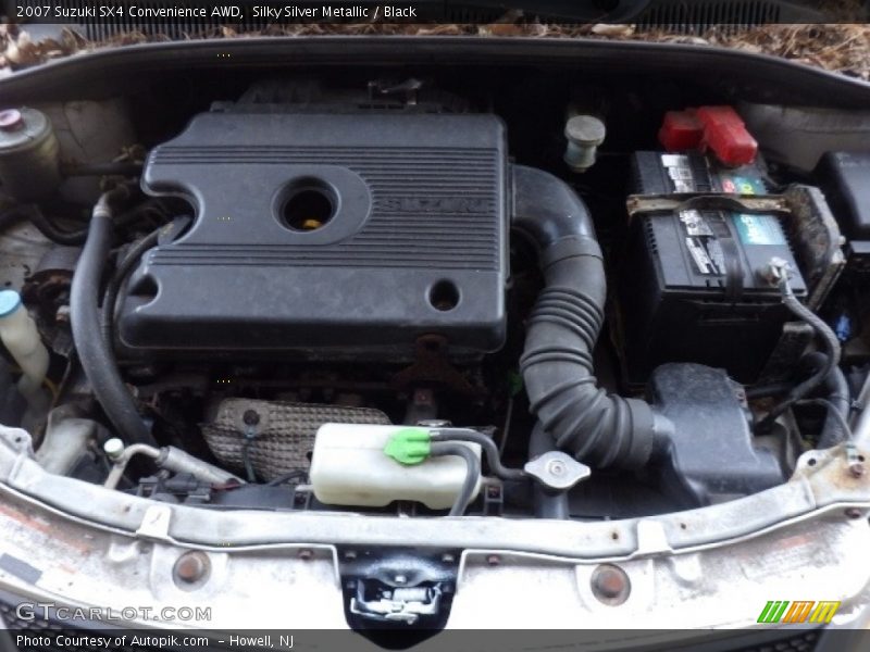 Silky Silver Metallic / Black 2007 Suzuki SX4 Convenience AWD