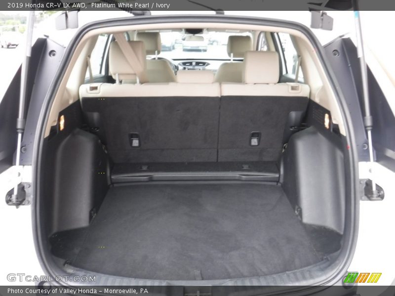Platinum White Pearl / Ivory 2019 Honda CR-V LX AWD