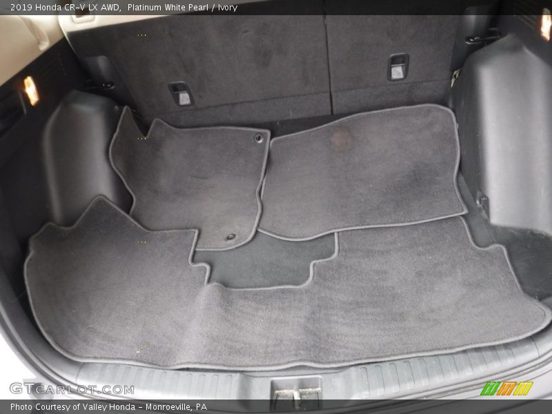 Platinum White Pearl / Ivory 2019 Honda CR-V LX AWD