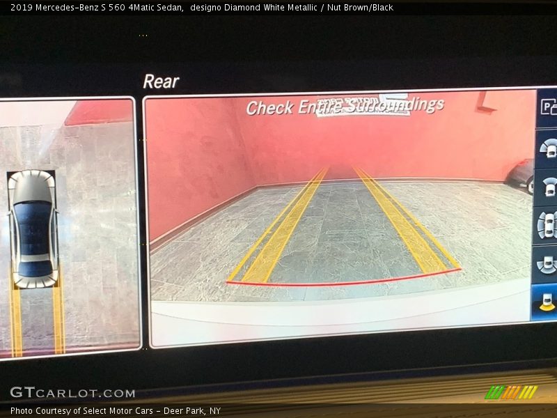 designo Diamond White Metallic / Nut Brown/Black 2019 Mercedes-Benz S 560 4Matic Sedan