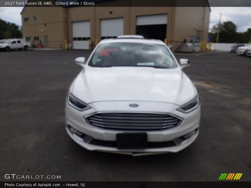 Oxford White / Ebony 2017 Ford Fusion SE AWD