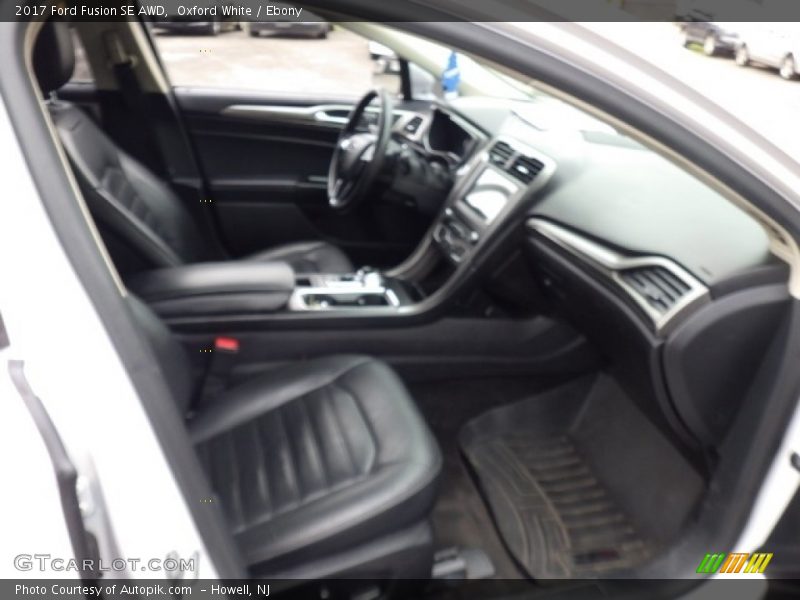 Oxford White / Ebony 2017 Ford Fusion SE AWD