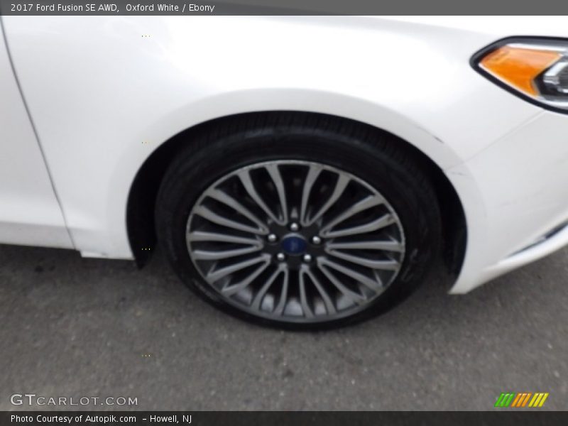 Oxford White / Ebony 2017 Ford Fusion SE AWD