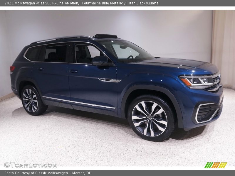  2021 Atlas SEL R-Line 4Motion Tourmaline Blue Metallic