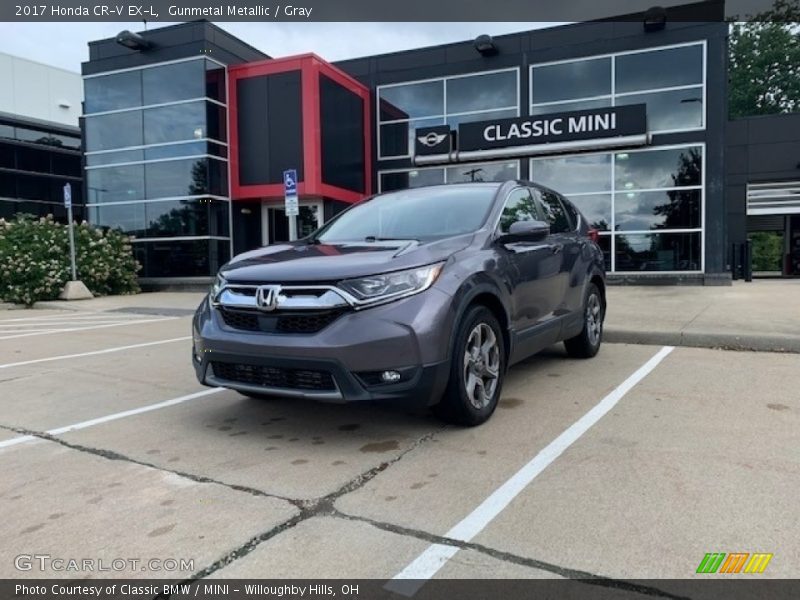 Gunmetal Metallic / Gray 2017 Honda CR-V EX-L